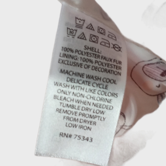 Catherine Malandrino Girls'Faux Fur Hooded Vest 12 Months Pink Color - Picture 12 of 14